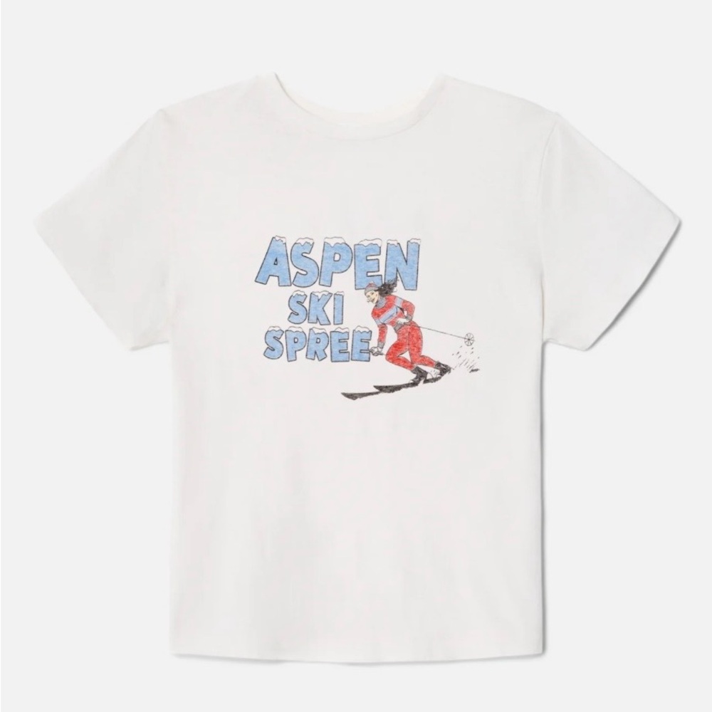 Re/Done Aspen Ski Spree tee xs